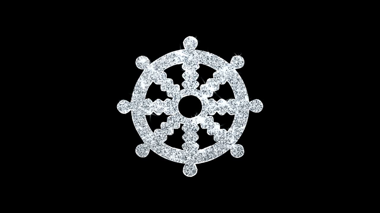 다르마 기호의  애니메이션