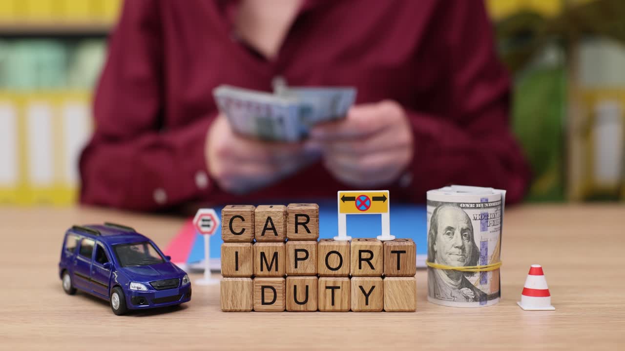 Car Import Duty Concept