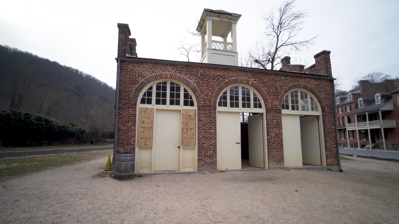 Historical Brick Building in Harpers Ferry