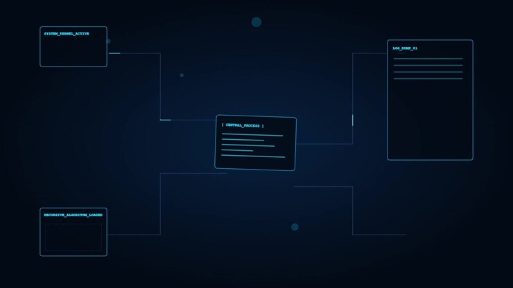 Digital Interface with Central Process and Data Nodes