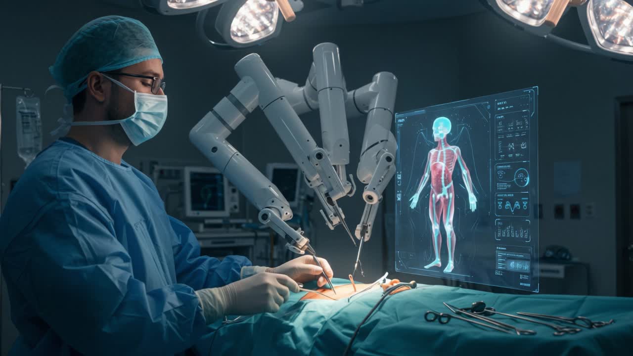 A Surgeon's Precision in Modern Medicine: An Insight into Robotic Surgery Utilization with Advanced Display Technology for Enhanced Surgical Outcomes