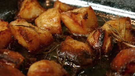 smooth pan over delicious crispy roast potatoes