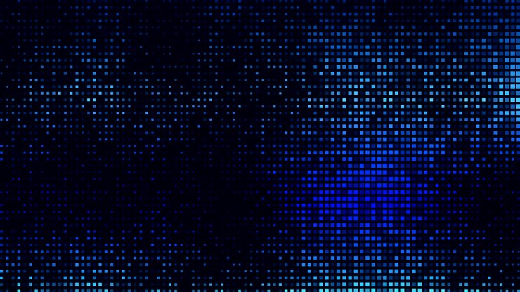 Digital Particles (Loopable) - Stock video