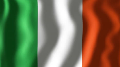 waving flag of italy animation with green, white, and red vertical stripes