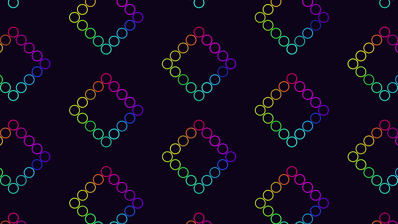 patrón de líneas de colores vibrantes sobre un fondo negro audaz