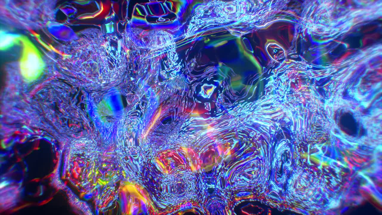 Abstract Psychedelic Liquid Art