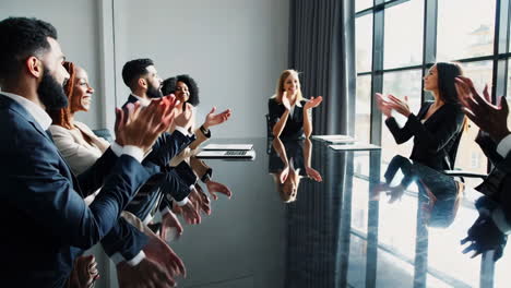 reunión de negocios en curso