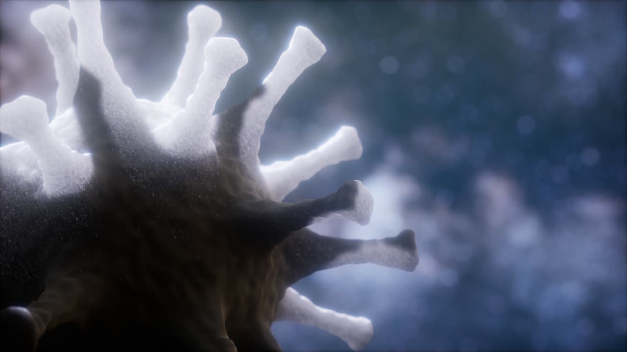 modelo macro de representación virtual del nuevo coronavirus covid-2019