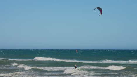 kitesurf en cámara lenta