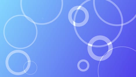 fondo geométrico azul abstracto con círculos explotantes. fondo claro. anillos de agua gráficos de movimiento. bucle sin costuras video animado 4k. papel tapiz en vivo, salvapantallas, telón de fondo