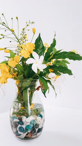 floral arrangement in a vase