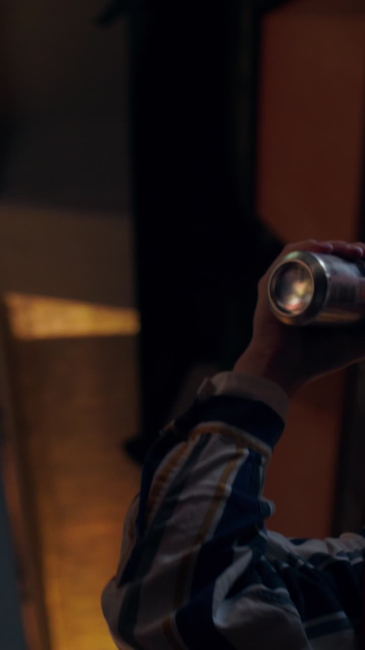 Friends Toasting with Cans