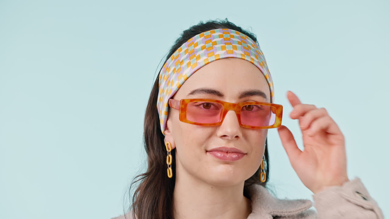 패션 안경, 얼굴과 여자 걱거리기