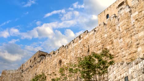 fortification medieval walls of jerusalem