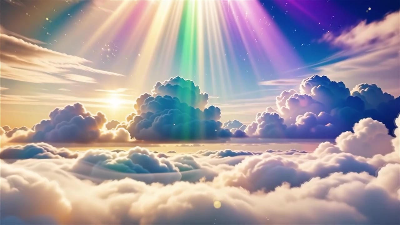 Christelijke Hemels Licht Aanbiddingsachtergrond