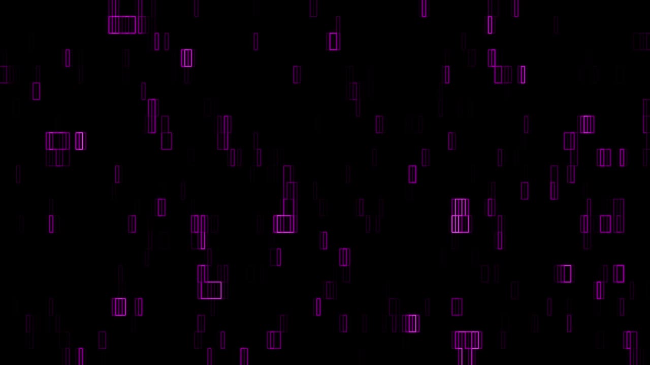circuito cuadrado digital rosa fondo animado moderno