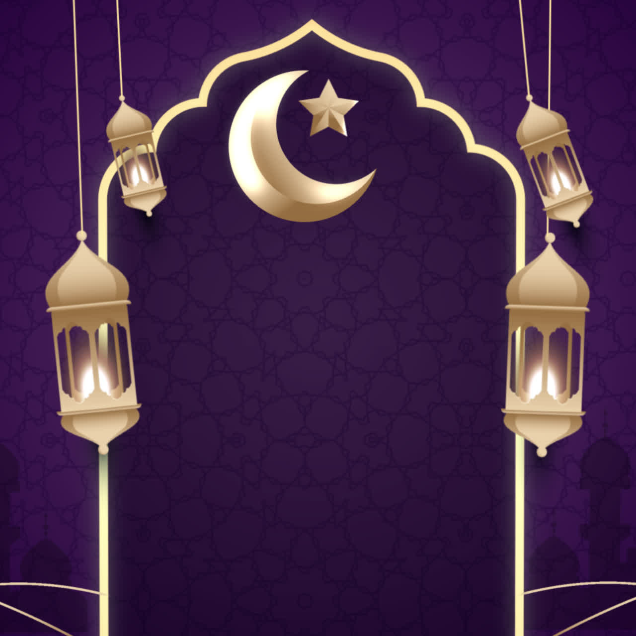 Fondo para celebración de Ramadán o Eid