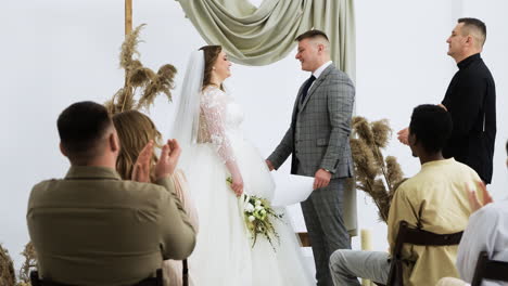 couple at the altar