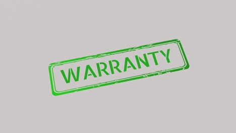 WARRANTY-Stamp