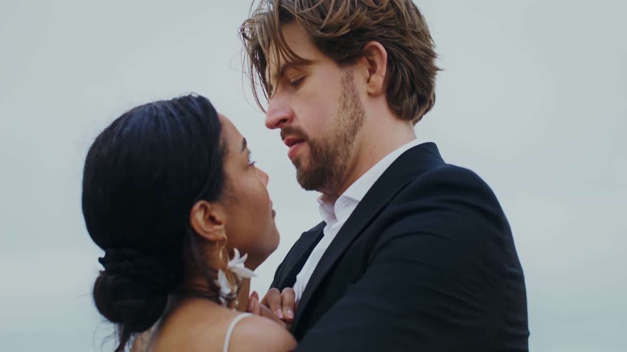 Romantic Couple Embracing
