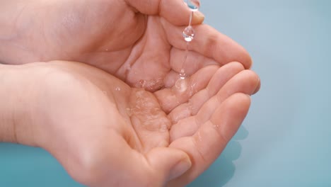 washing hands