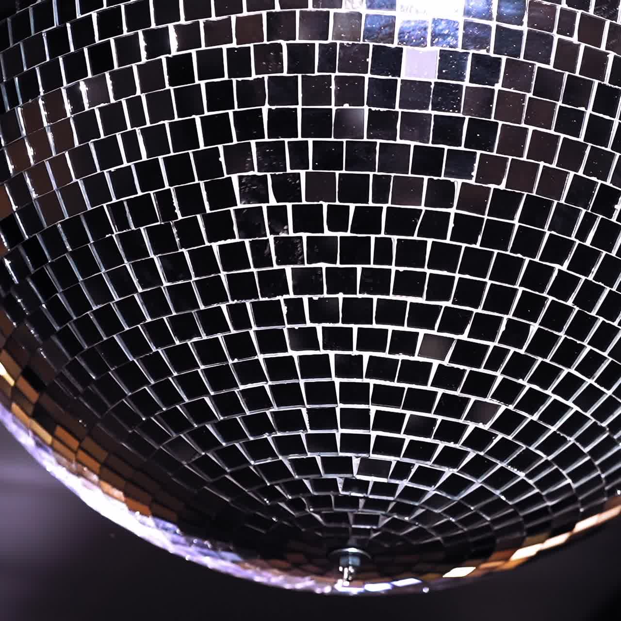 Disco ball on background