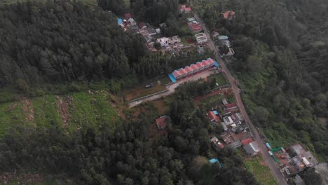 a simple resort in yercaud vith amazing surrounding lush and green landscape, india