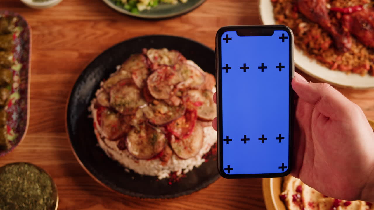 Dining Experience Captured Through A Smartphone