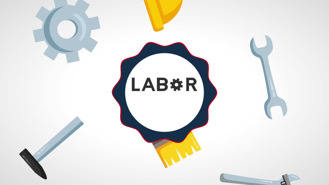 usa labor day celebration with tools