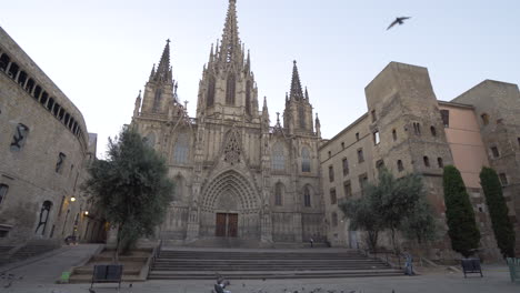 impressive barcelona cathedral  exterior, barri gothic quarter-1