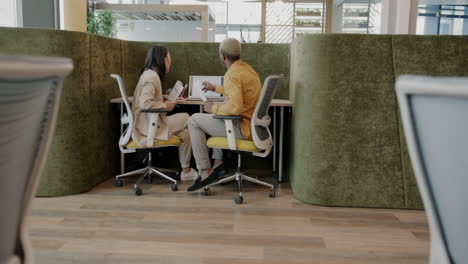 modern office collaboration and teamwork
