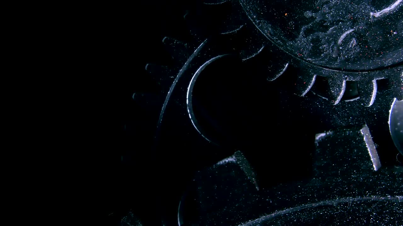 Abstract Grunge Dirty and Rusty Clock Gears Industrial and Business Concept