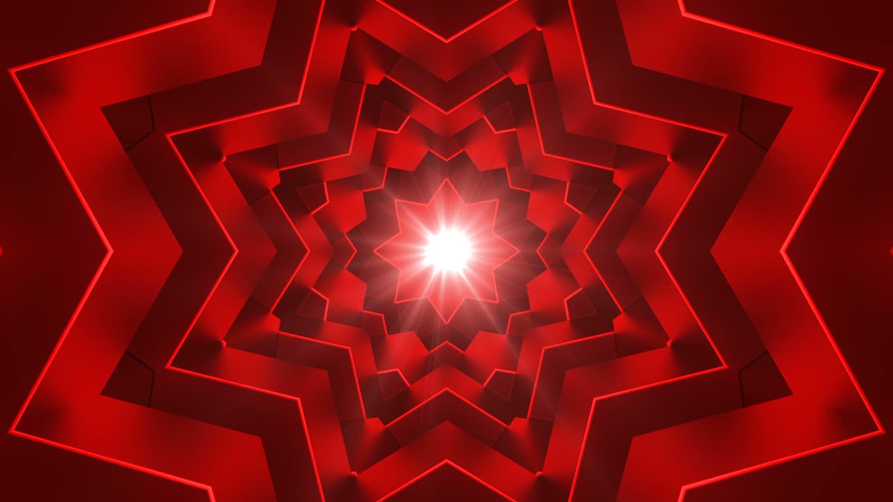 은 별 칼레이도스코프 배경 루프 비디오