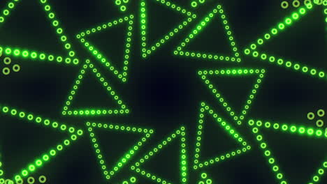 Abstract-green-dot-pattern-on-black-background-modern-and-intriguing-design