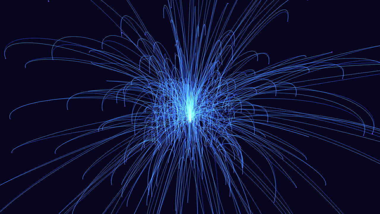 el cautivador relámpago azul ilumina el cielo en zigzag