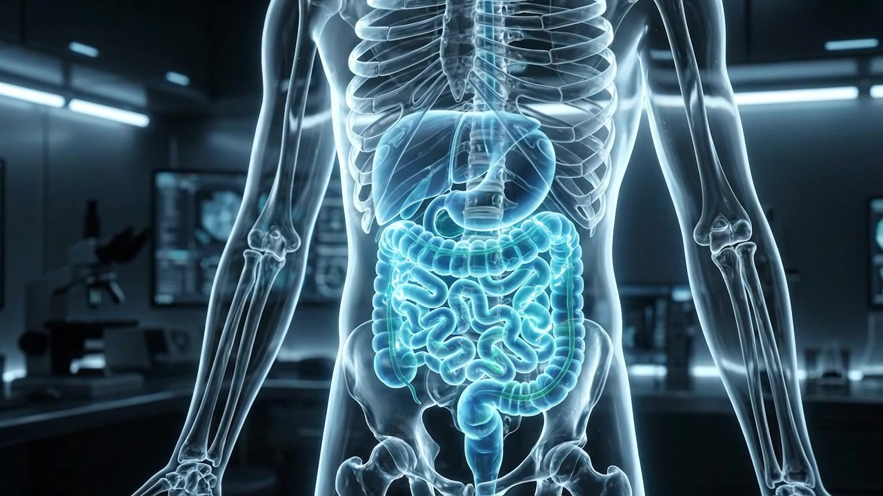 Digital X-ray Animation of Human Digestive System