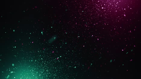 partículas de polvo abstracto luz bokeh títulos de movimiento bucle de fondo cinematográfico
