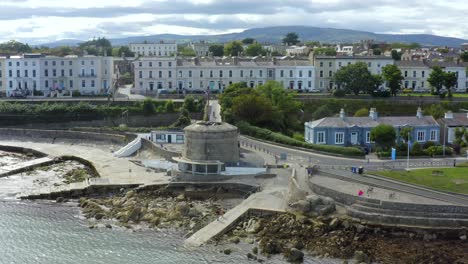 martello tower, seapoint, monkstown, dublin, ireland, september 2021