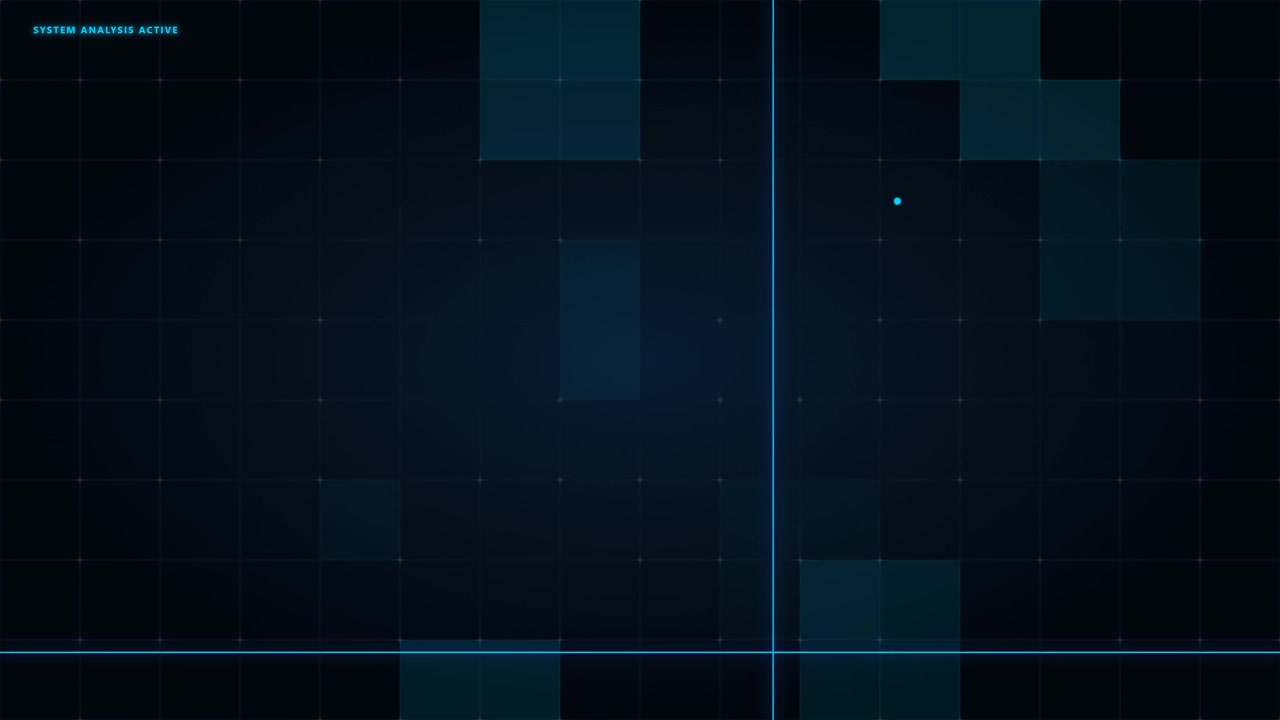 Digital System Analysis Interface with Moving Grid and Data Points
