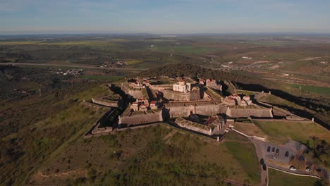 circling the fort of nossa senhora da graça in the evening light