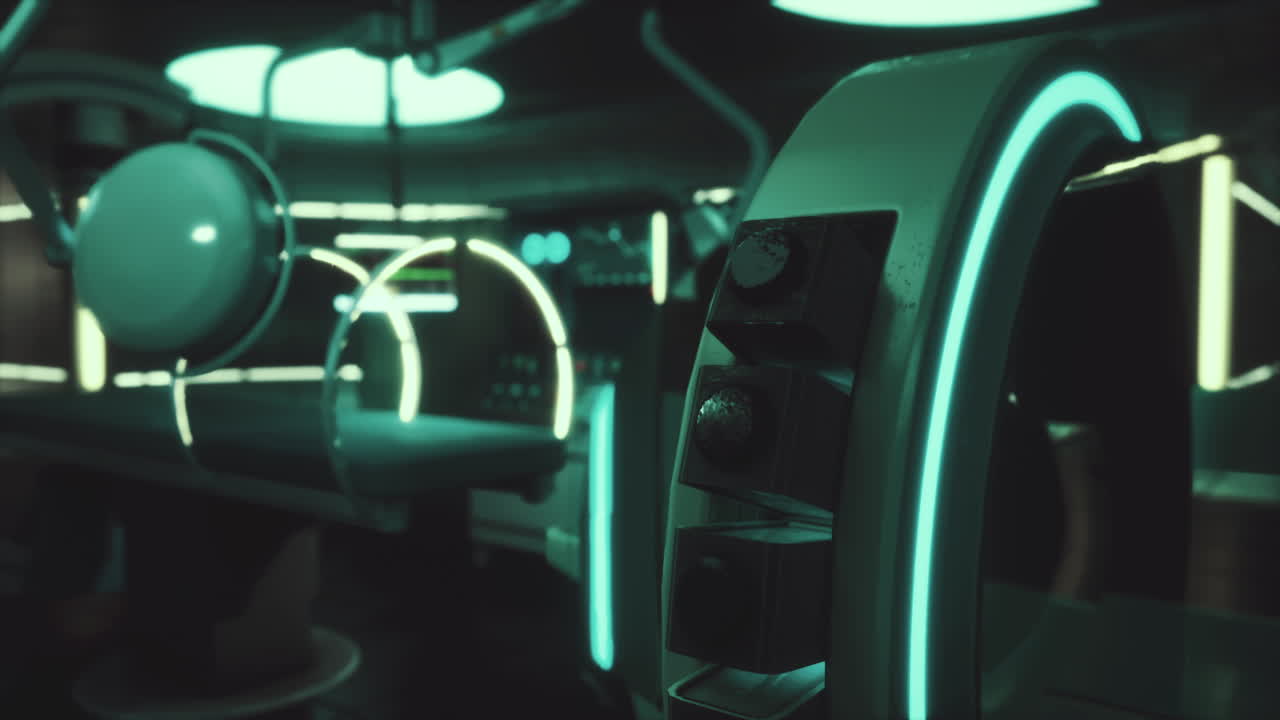 sala de operaciones médicas futuristas