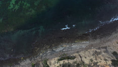 bird's eye view of point dume state beach in malibu, california