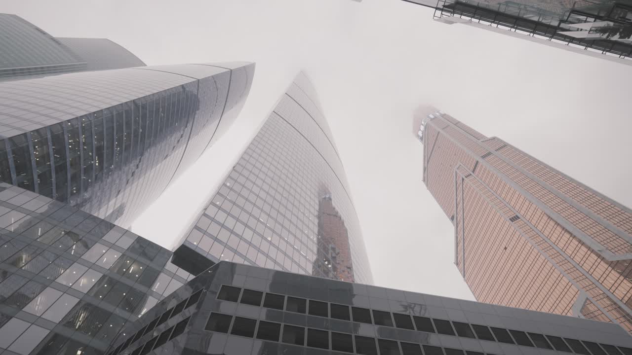 rascacielos modernos en una ciudad