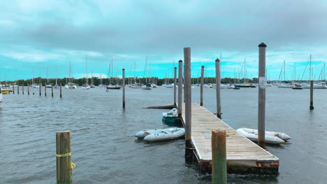 cloudy day on the pier