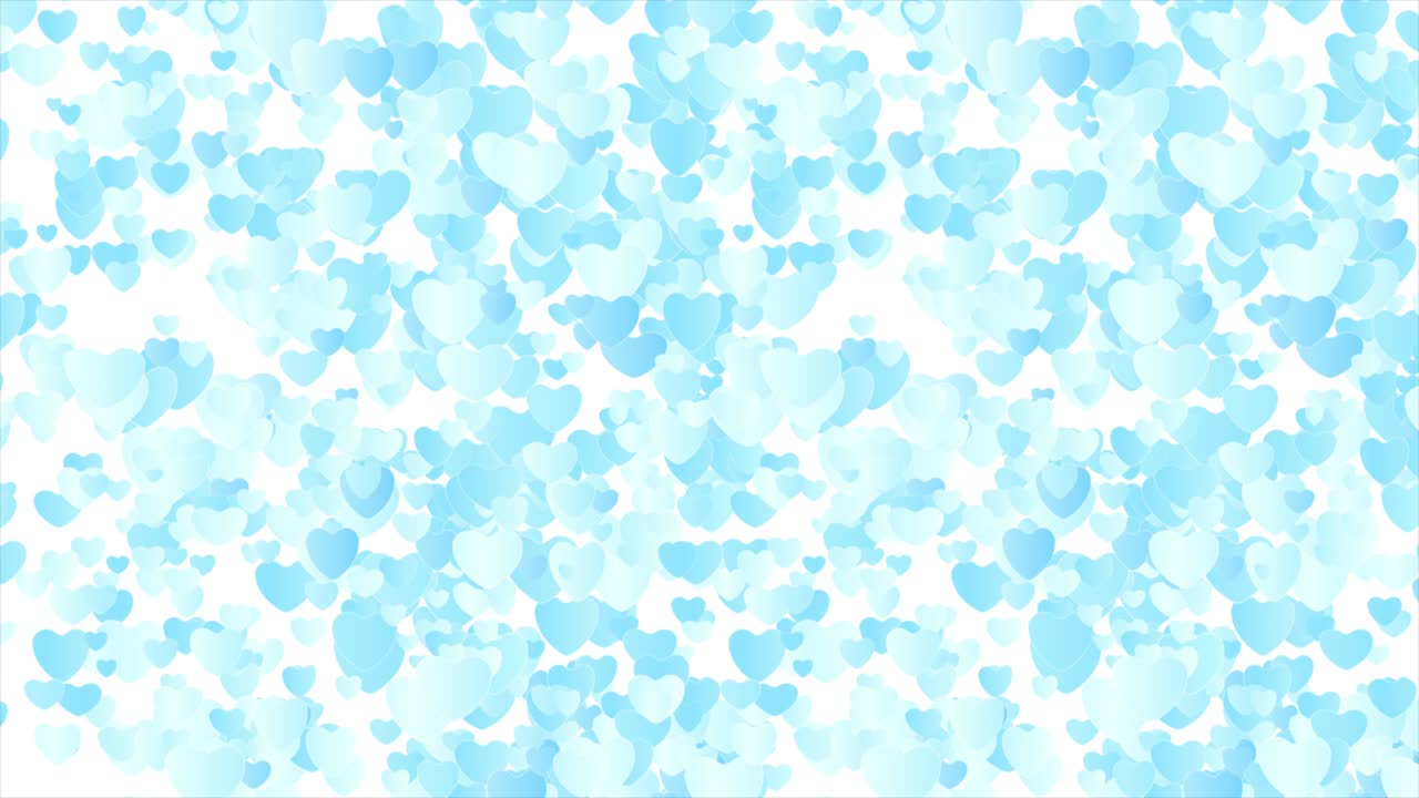 corazones blancos fondo de movimiento abstracto