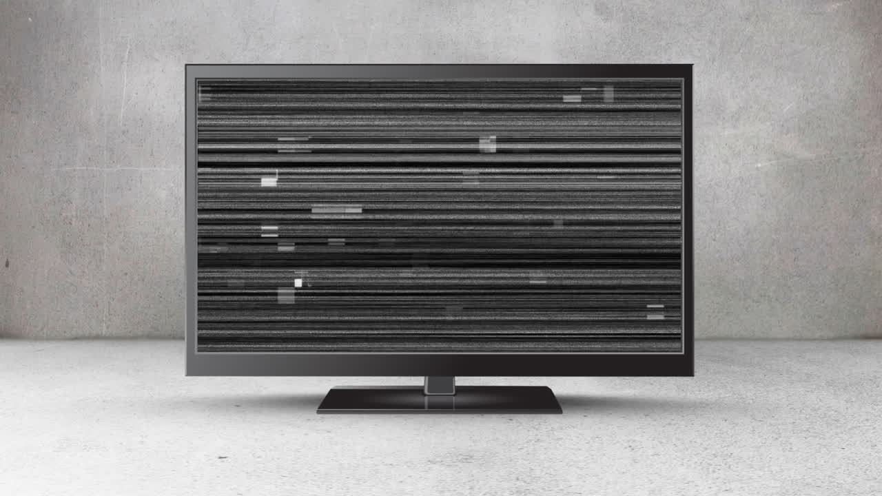 정적인 lcd 화면