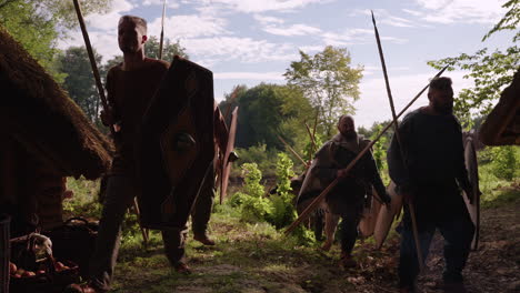 ancient warriors marching