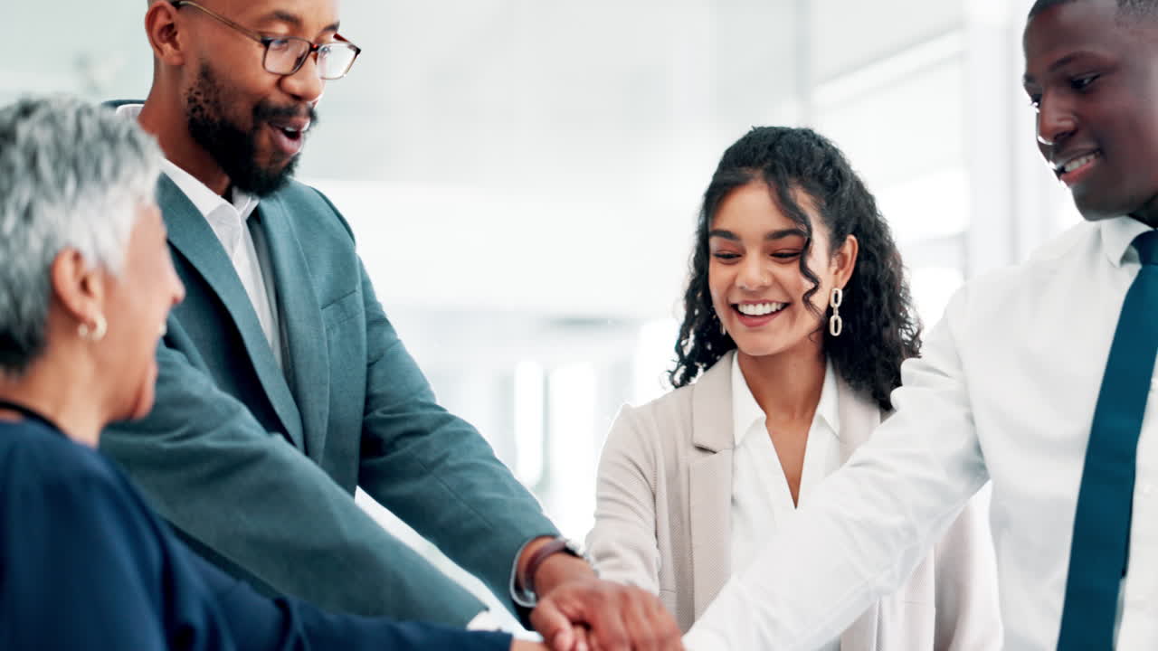 Successful Team Celebrating