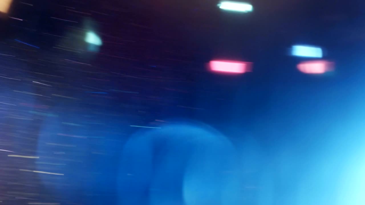 fugas de luz de la discoteca