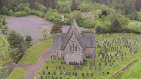 Historic-grave-markers,-grave-yards-and-ancient-stones-from-Church